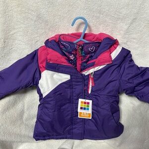 New with tags Healthtex toddler girls 3 in 1 winter jacket size 18 mos.